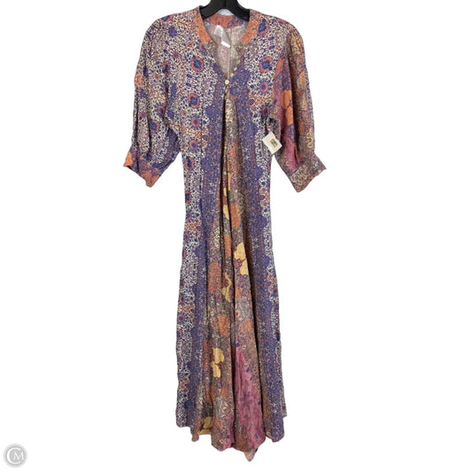 Dress Casual Midi By Cma In Multi-colored, Size: S