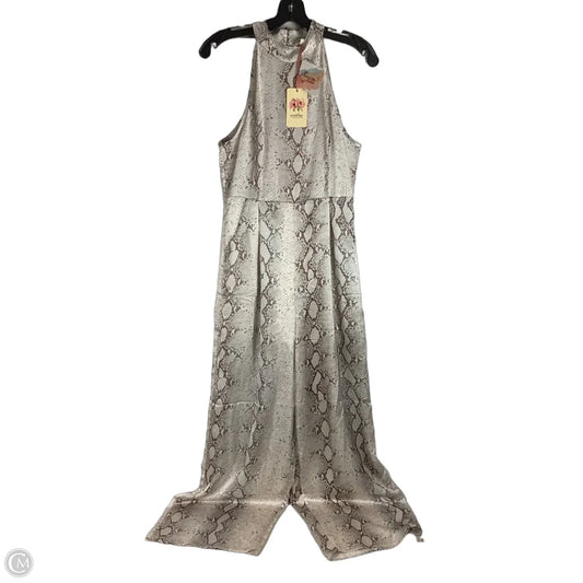 Jumpsuit By Entro In Snakeskin Print, Size: S