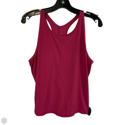 Athletic Tank Top By Lululemon In Red