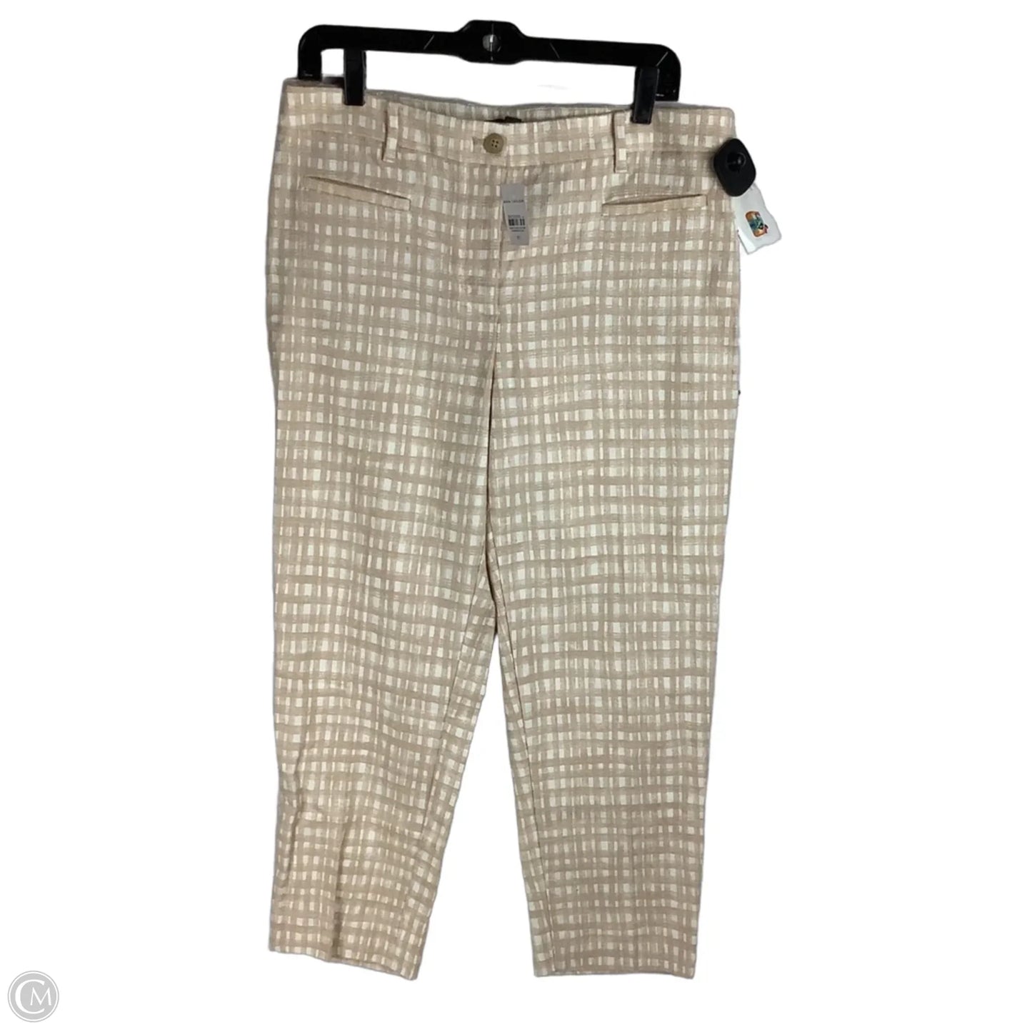 Pants Dress By Ann Taylor In Cream & White, Size: 10