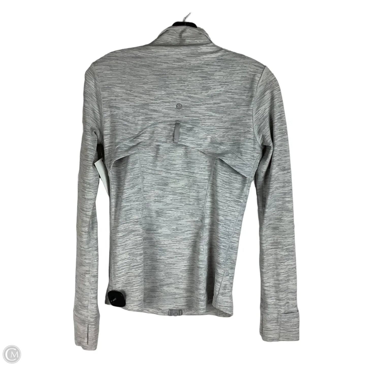 Athletic Jacket By Lululemon In Grey, Size: 6