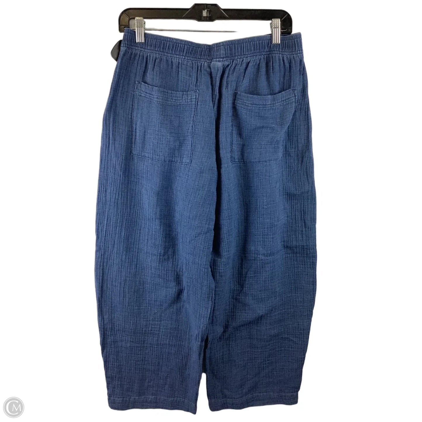 Pants Cropped By Gap In Blue, Size: M