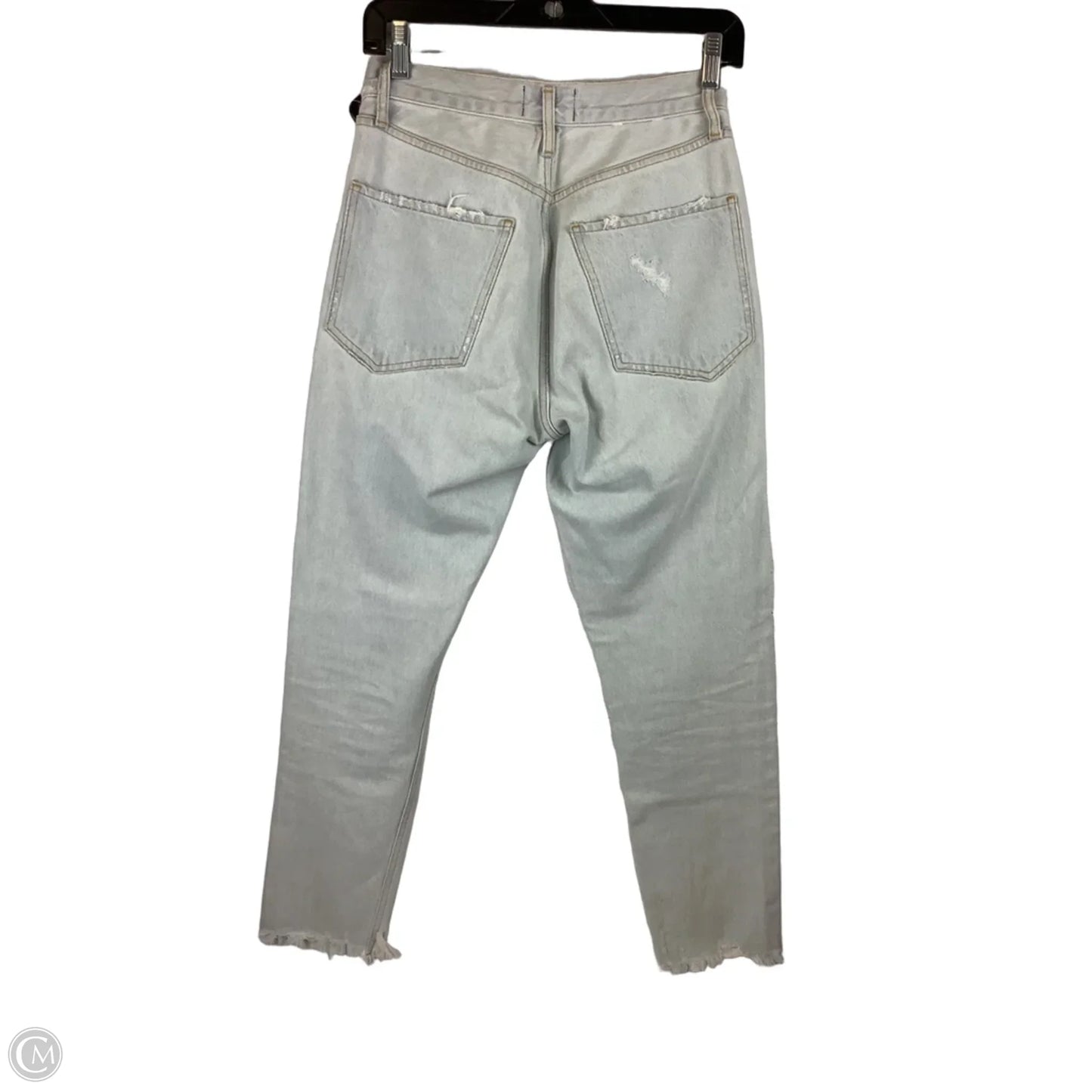 Jeans Straight By Agolde In Blue Denim, Size: 2 (25)