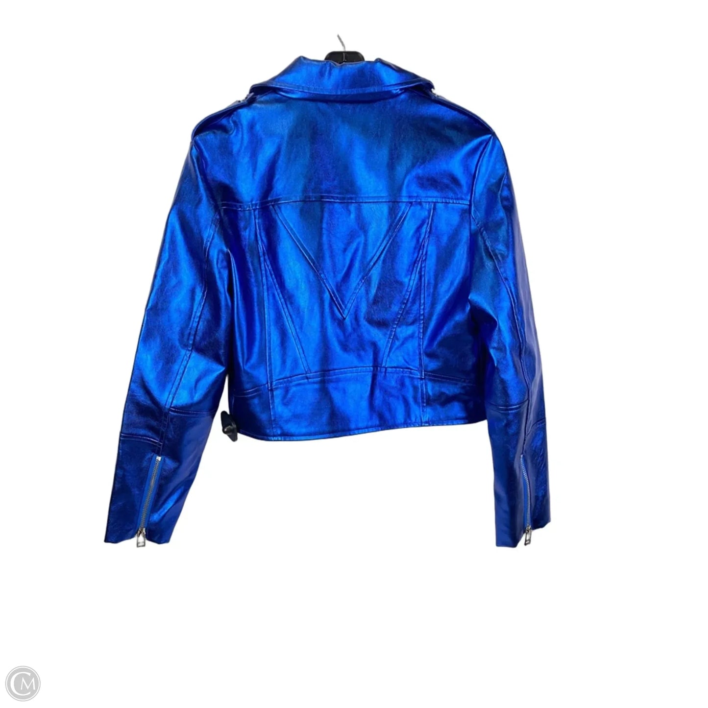 Jacket Moto By 7 For All Mankind In Blue, Size: M