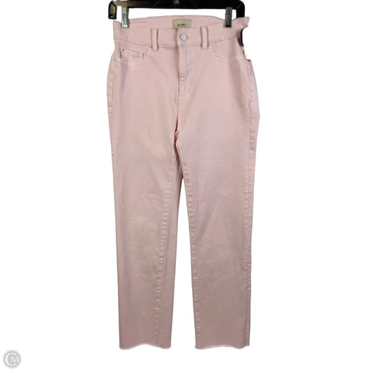 Jeans Straight By Dl1961 In Pink Denim, Size: 4