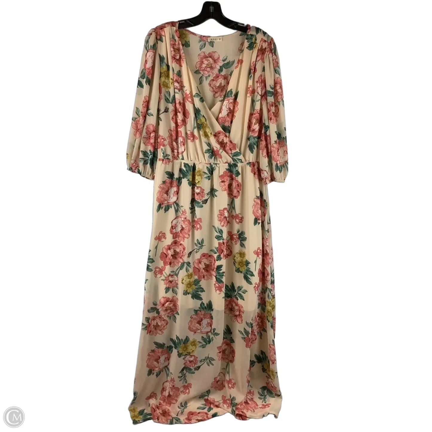 Dress Casual Maxi By Cmc In Floral Print, Size: L