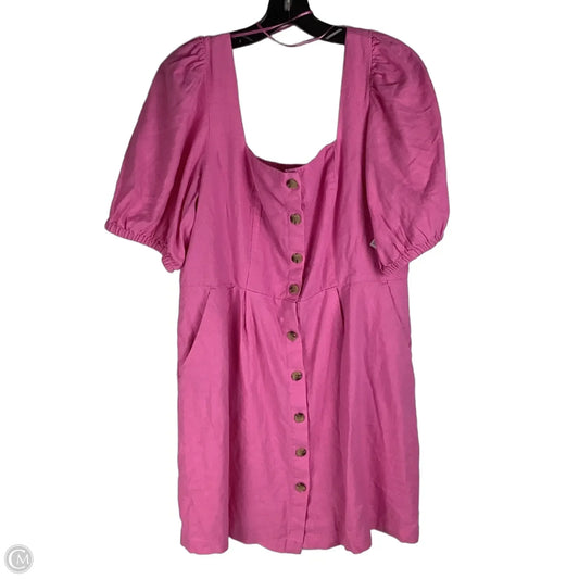Dress Casual Short By Old Navy In Pink, Size: L