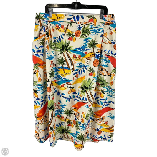 Skirt Midi By St Johns Bay In Multi-colored, Size: 0x