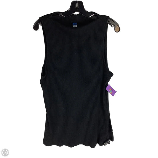 Top Sleeveless By Old Navy In Black, Size: Xl