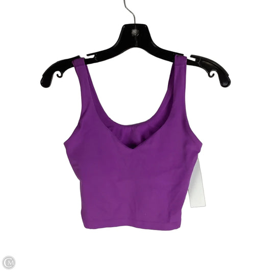 Athletic Bra By Lululemon In Purple, Size: 4