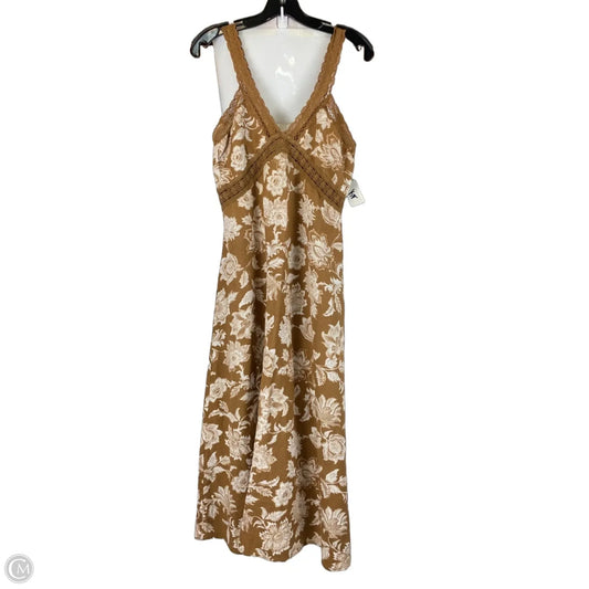 Dress Casual Maxi By Logg In Brown, Size: 4