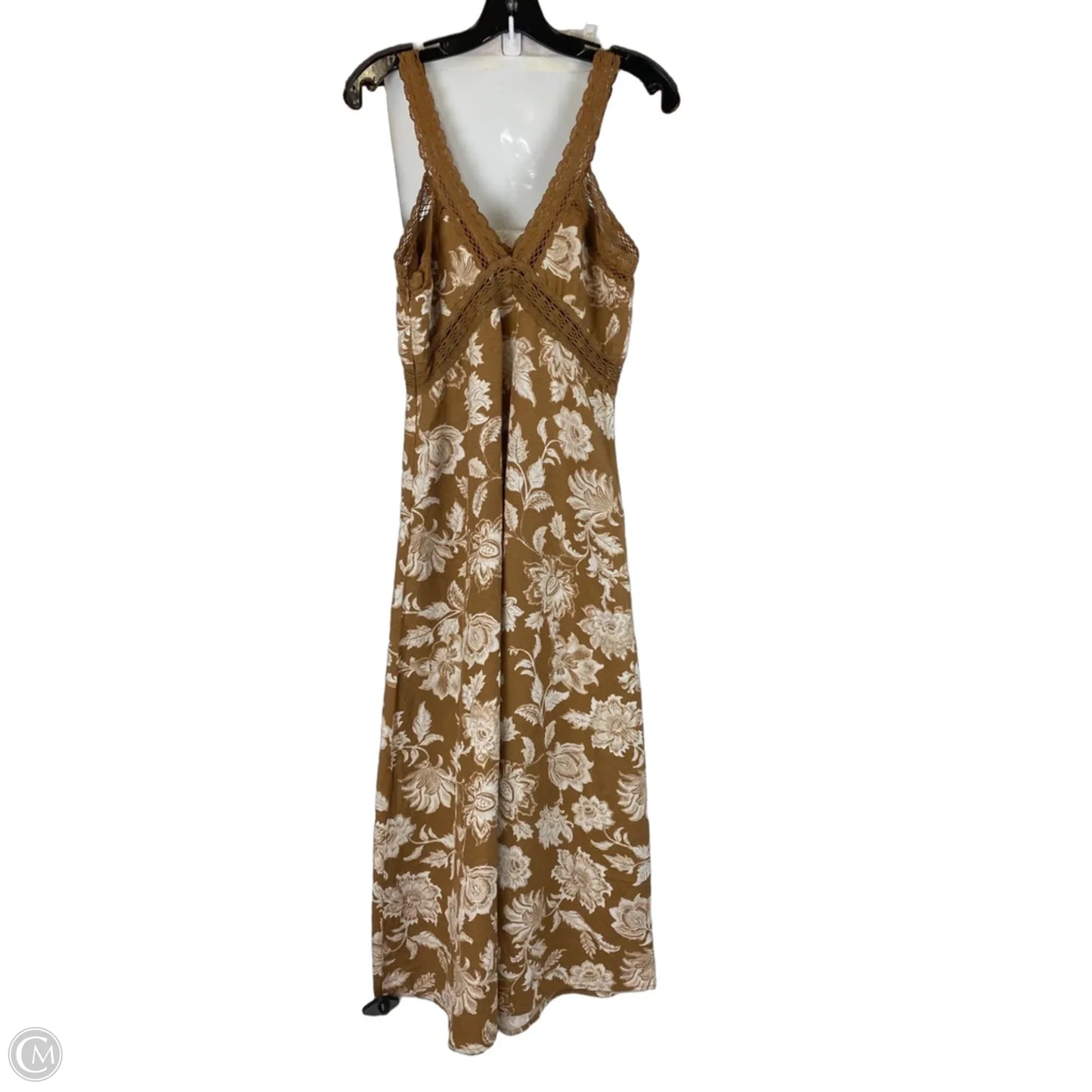 Dress Casual Maxi By Logg In Brown, Size: 4