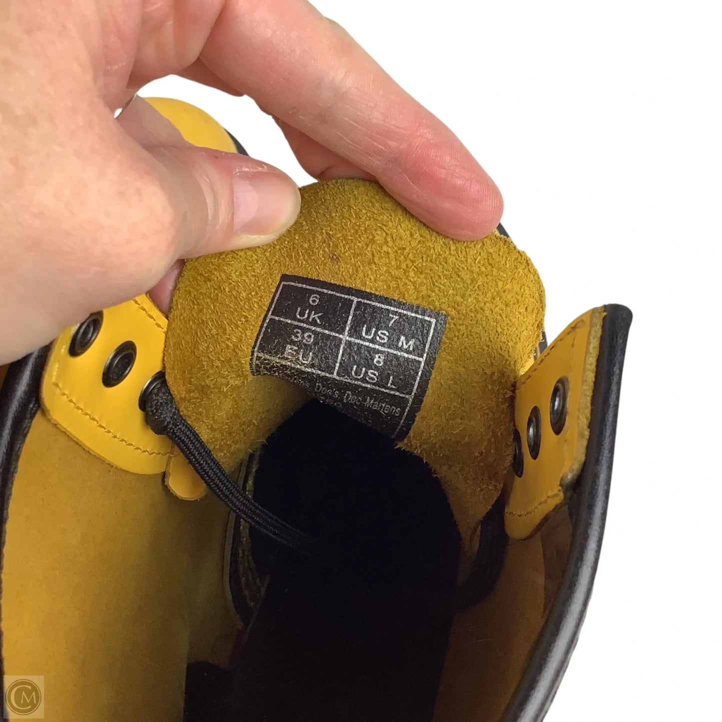 Boots Combat By Dr Martens In Yellow, Size: 8
