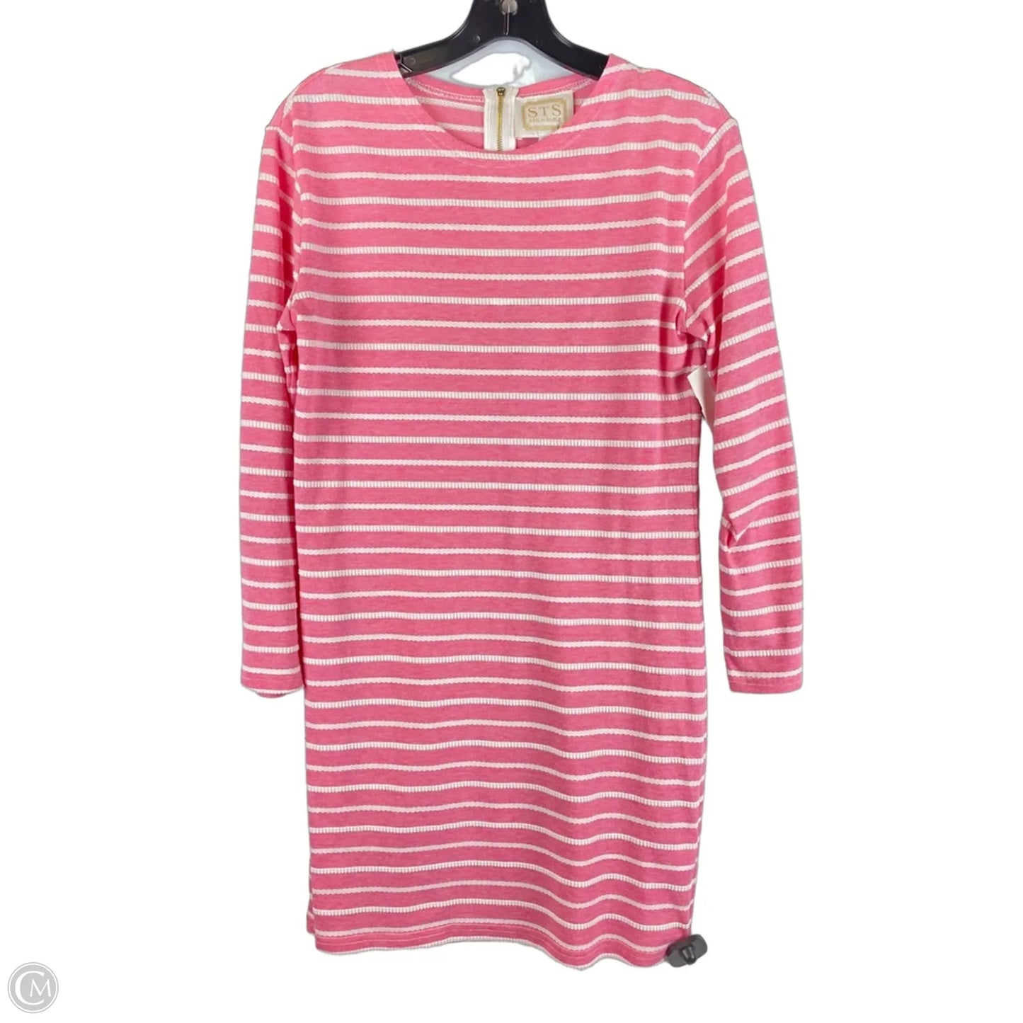 Dress Casual Midi By Sts Blue In Pink & White, Size: S