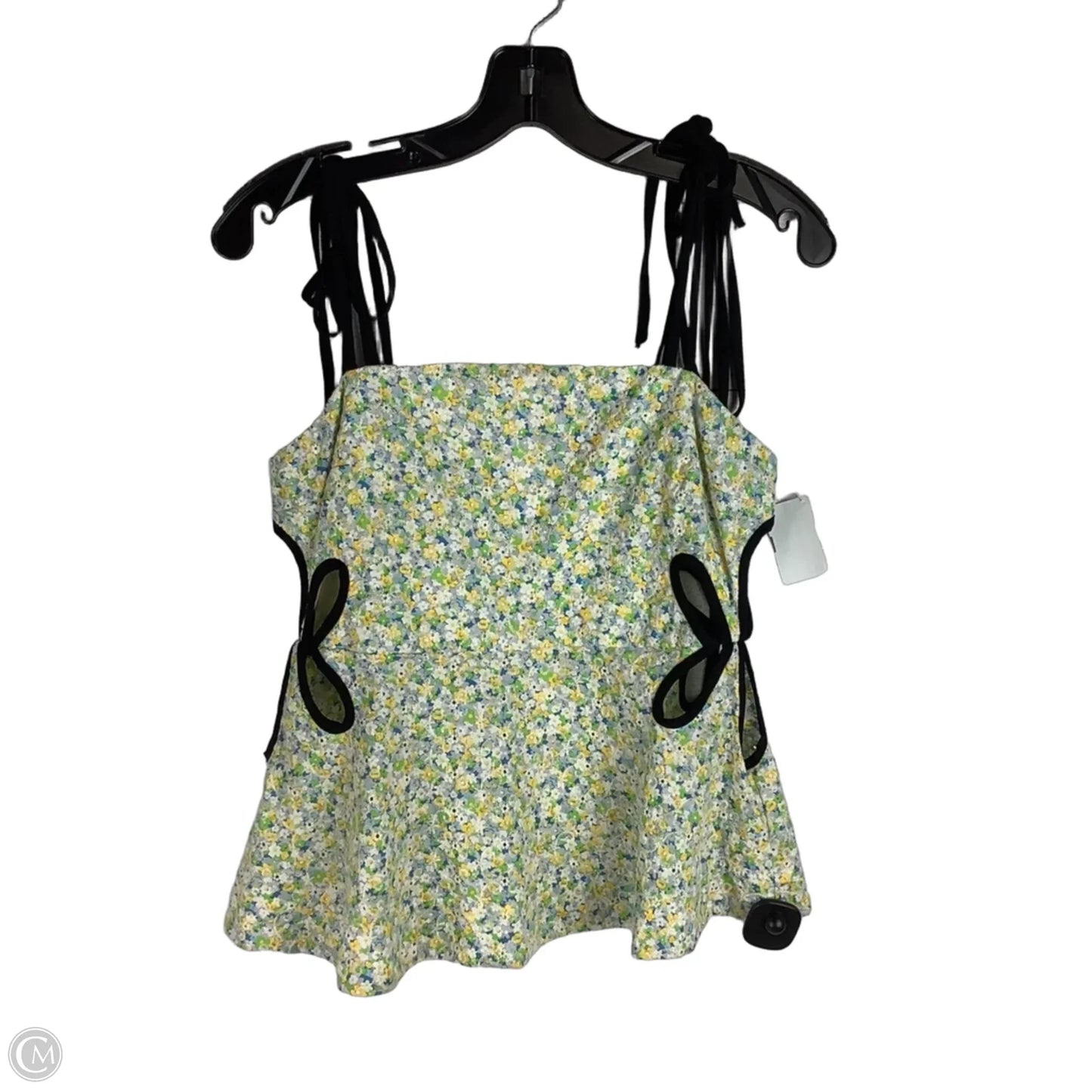 Top Sleeveless By English Factory In Floral Print, Size: S