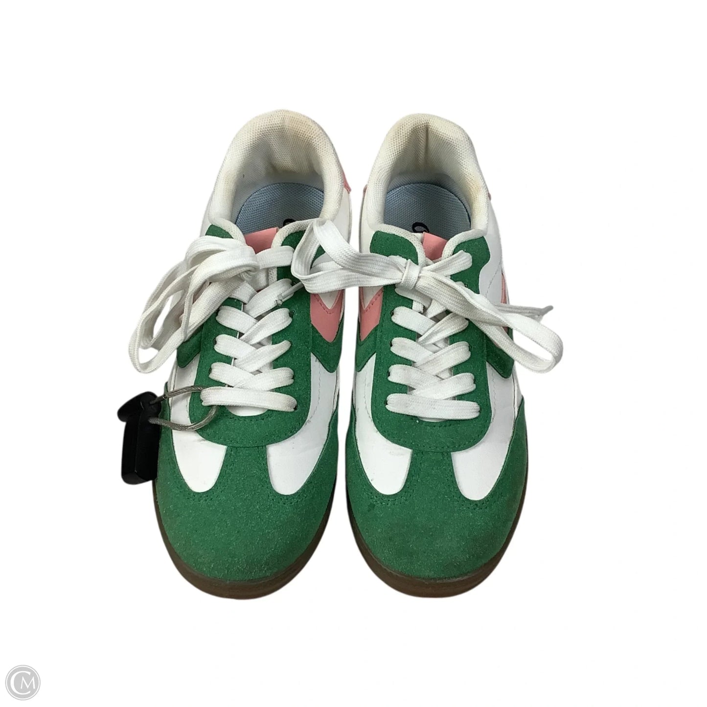 Shoes Sneakers By Cmc In Green & Pink, Size: 7