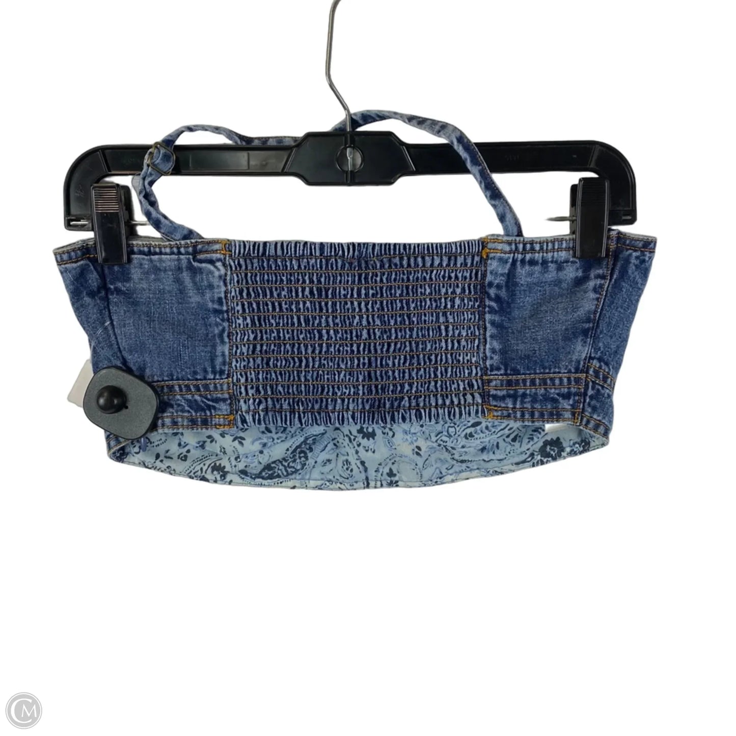 Top Sleeveless By Pilcro In Blue Denim, Size: 8