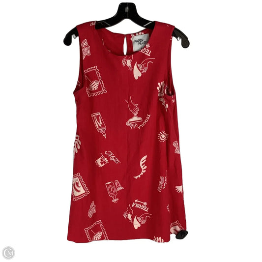 Dress Casual Short By Cmc In Red, Size: S