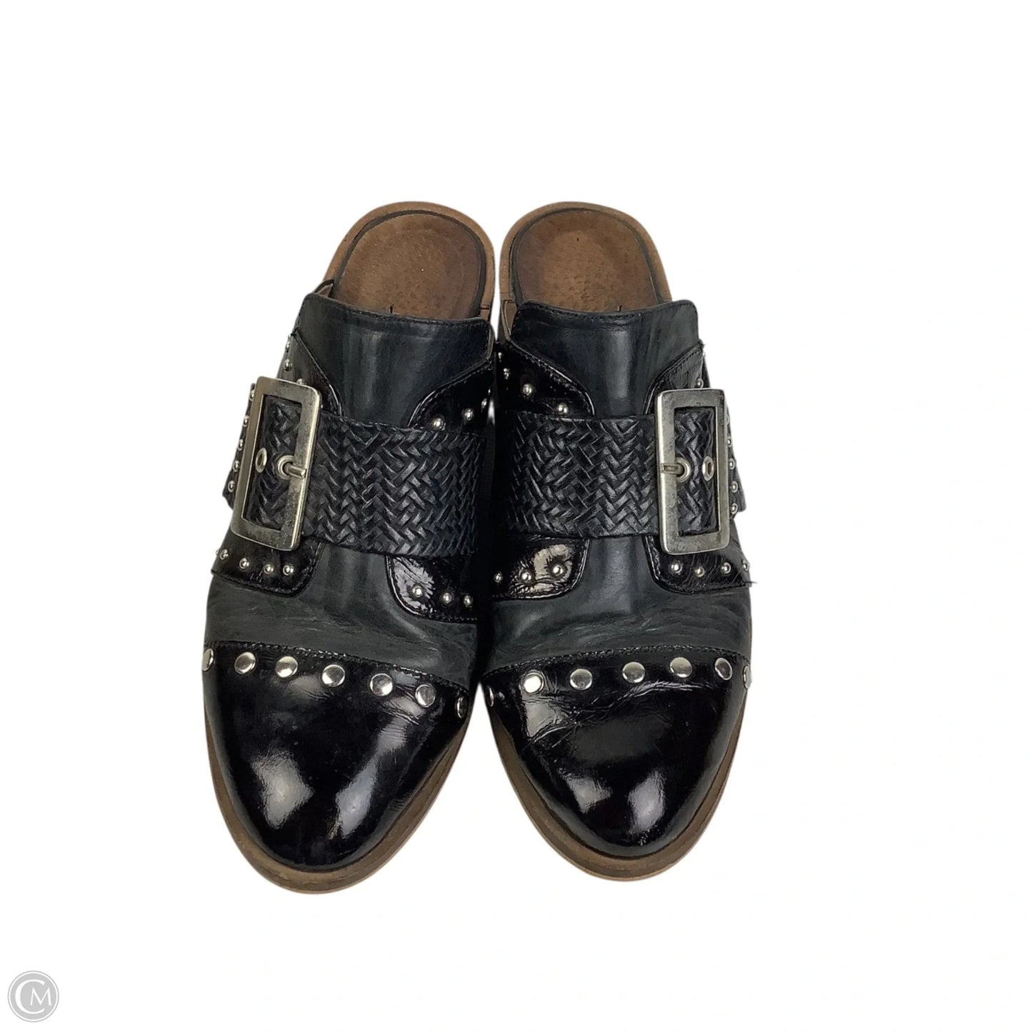 Shoes Heels Block By Cmb In Black, Size: 7.5 (38)