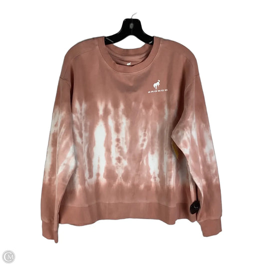 Sweatshirt Crewneck By Cmc In Pink, Size: L