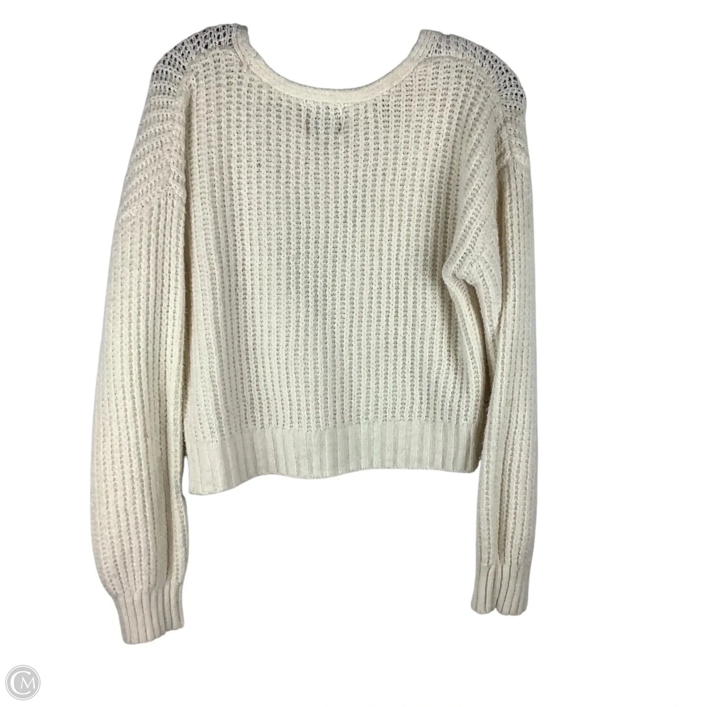 Sweater Cardigan By Pink Rose In Cream, Size: S