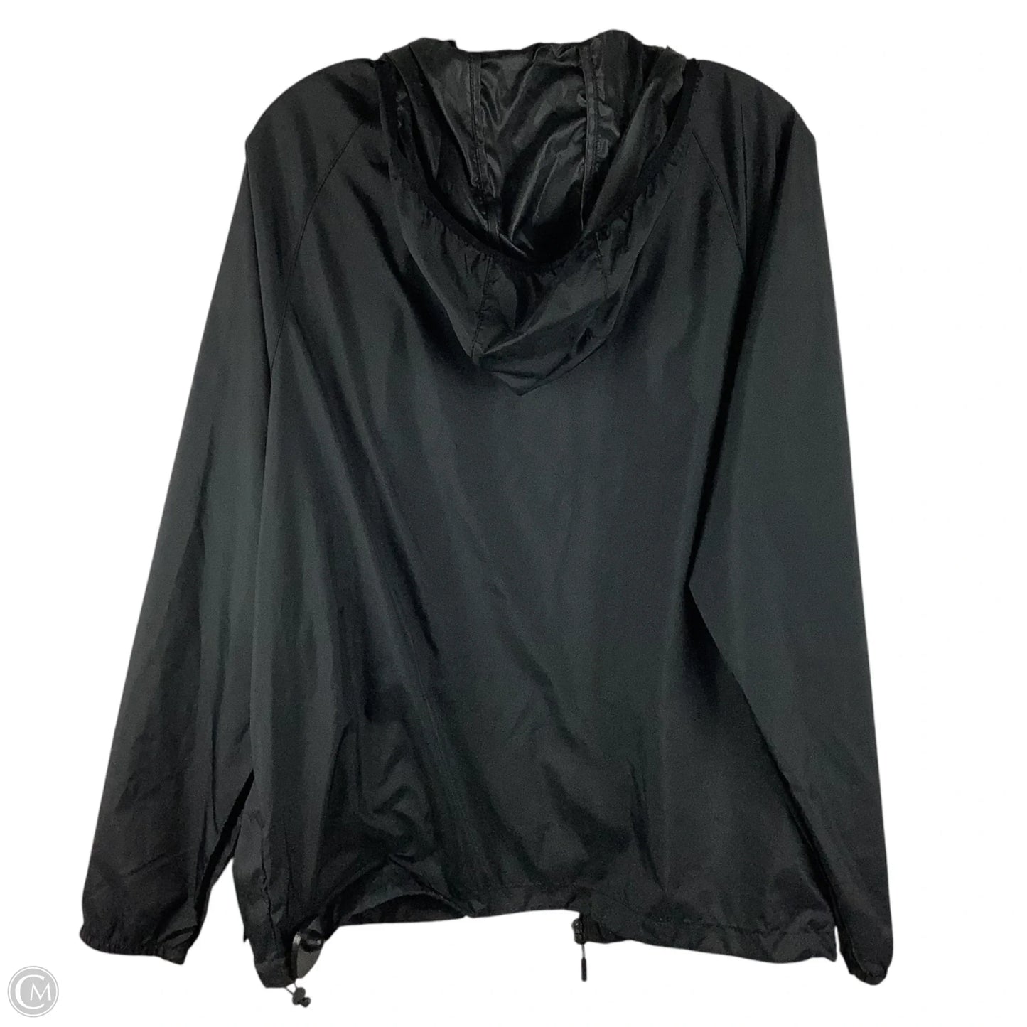 Jacket Windbreaker By New Balance In Black, Size: M