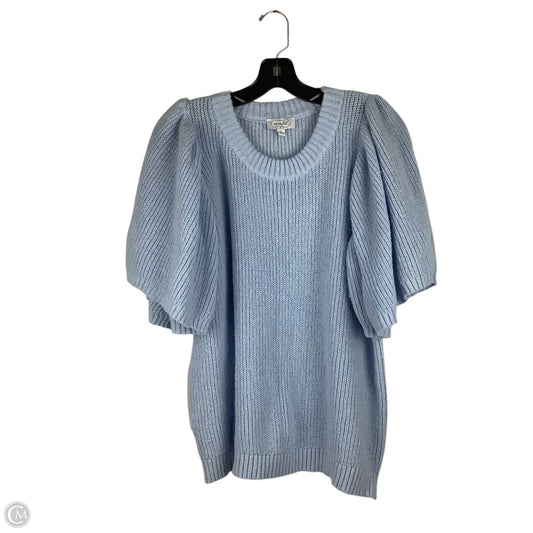 Sweater Short Sleeve By Mudpie In Blue, Size: L