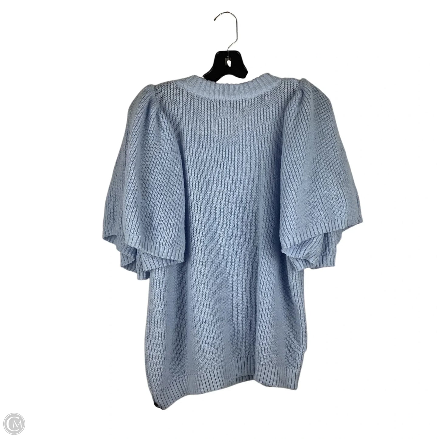 Sweater Short Sleeve By Mudpie In Blue, Size: L