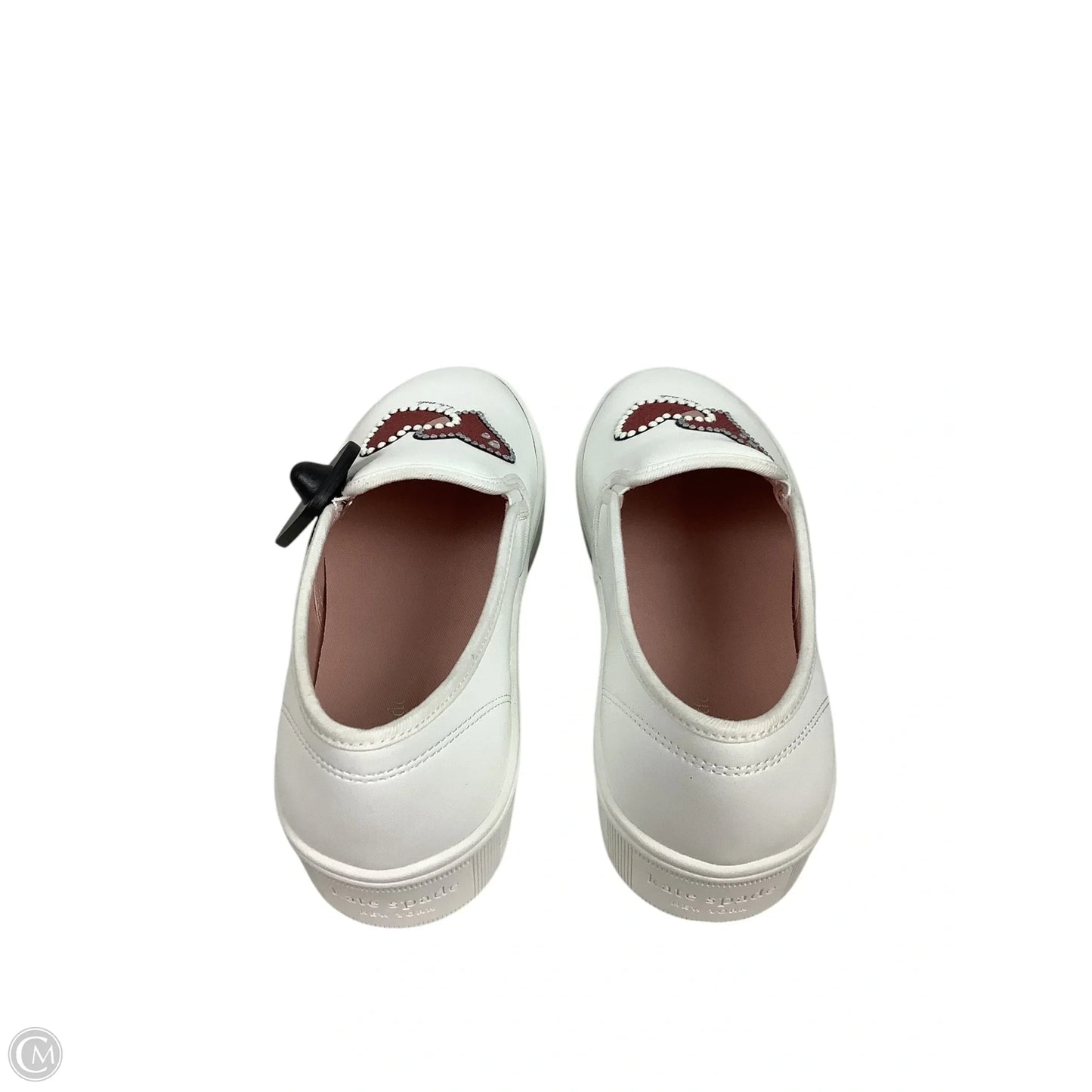 Shoes Designer By Kate Spade In Red & White, Size: 8