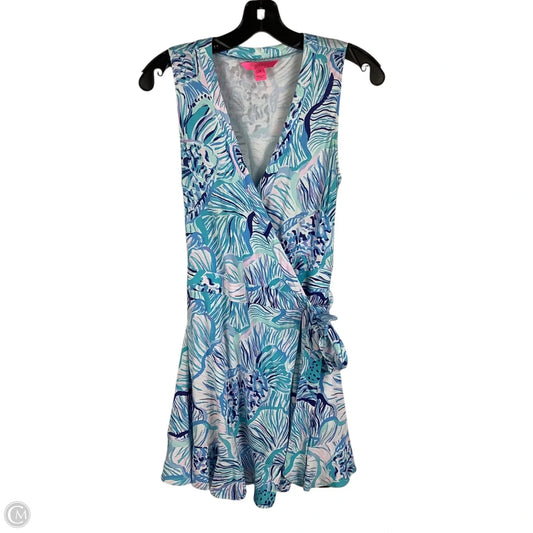 Romper Designer By Lilly Pulitzer In Blue, Size: S