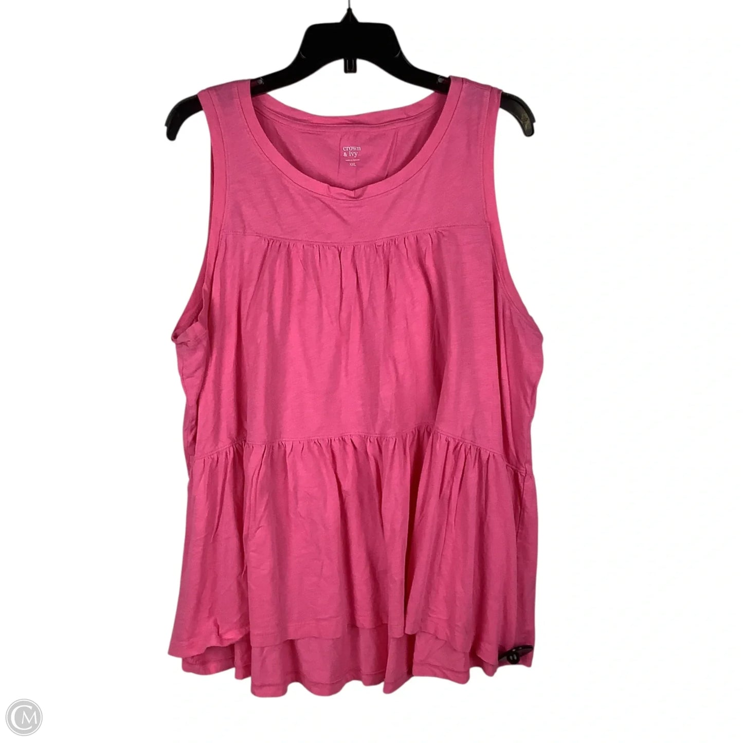Top Sleeveless By Crown And Ivy In Pink, Size: Xxl