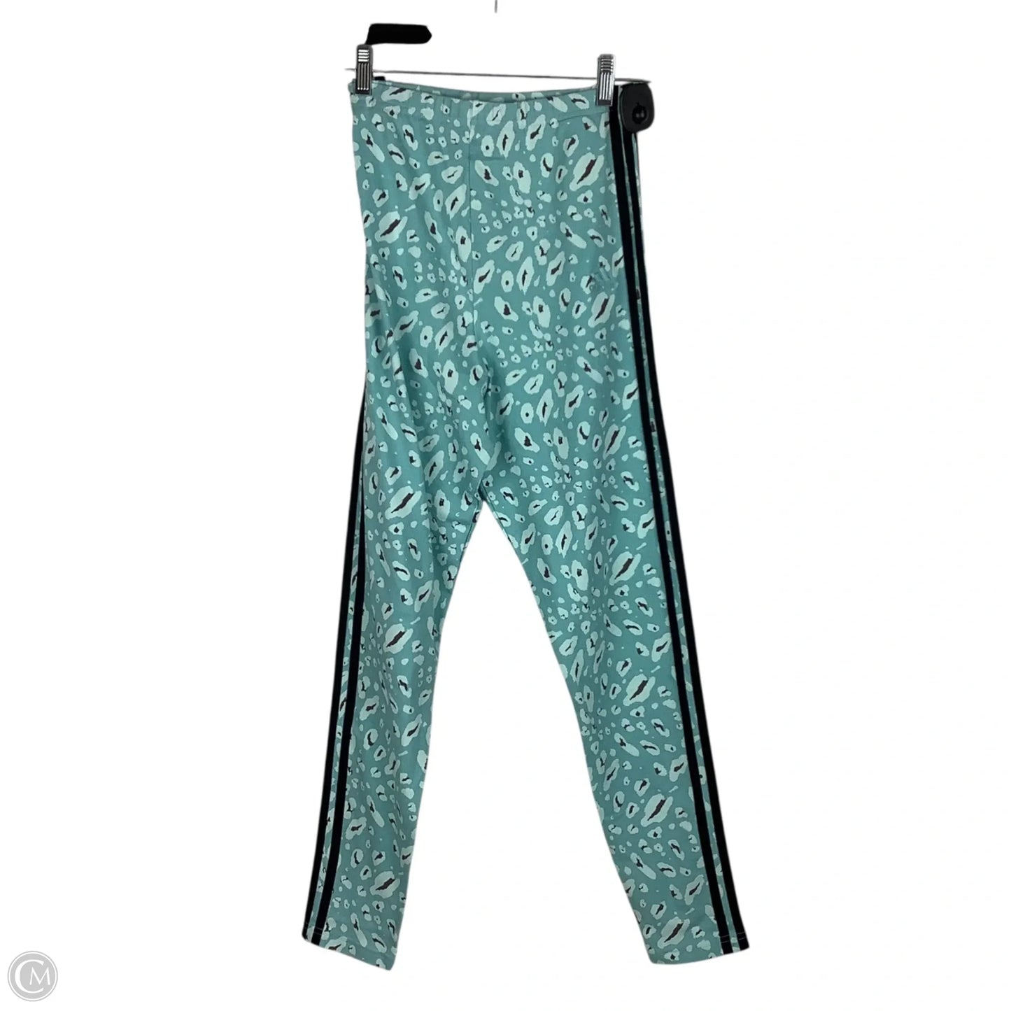 Athletic Leggings By Adidas In Blue, Size: M