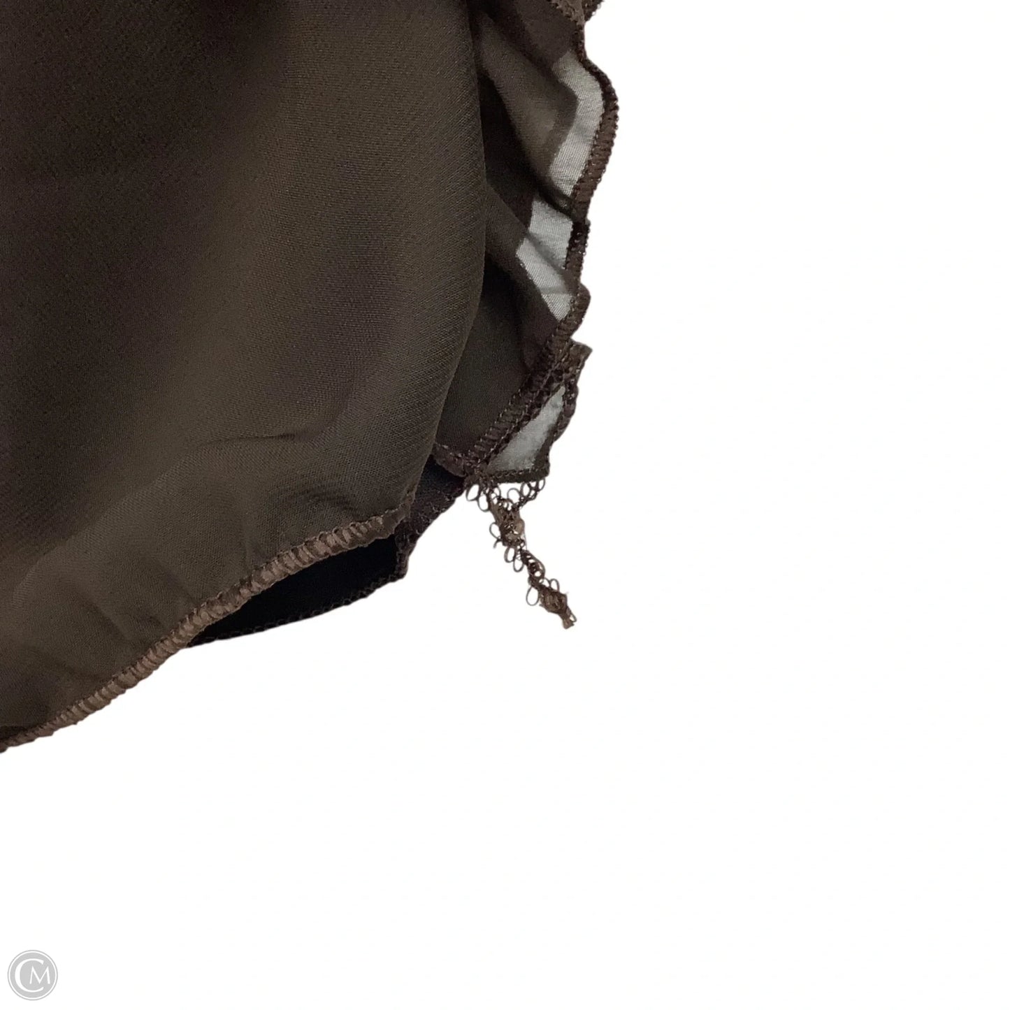 Skirt Maxi By Pretty Little Thing In Brown, Size: 10