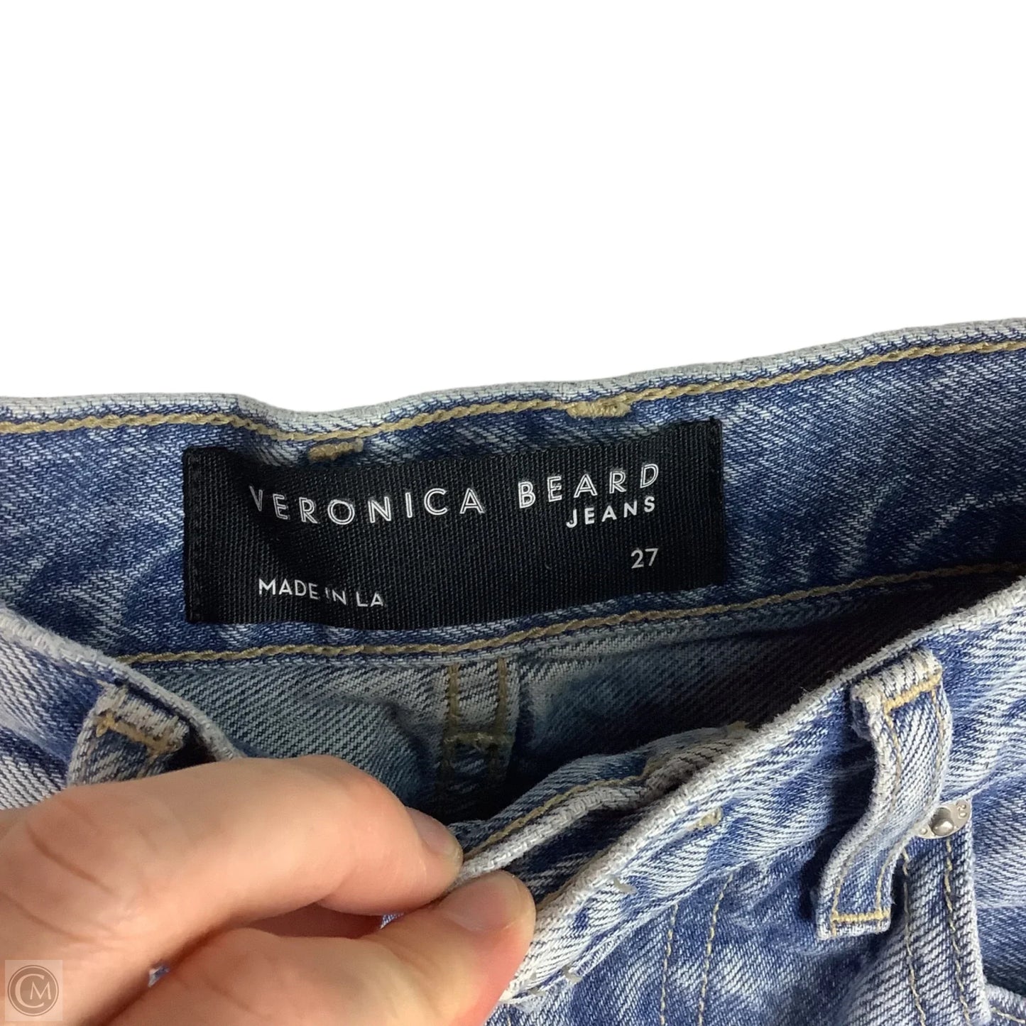 Jeans Straight By Veronica Beard In Blue Denim, Size: 4 (27)