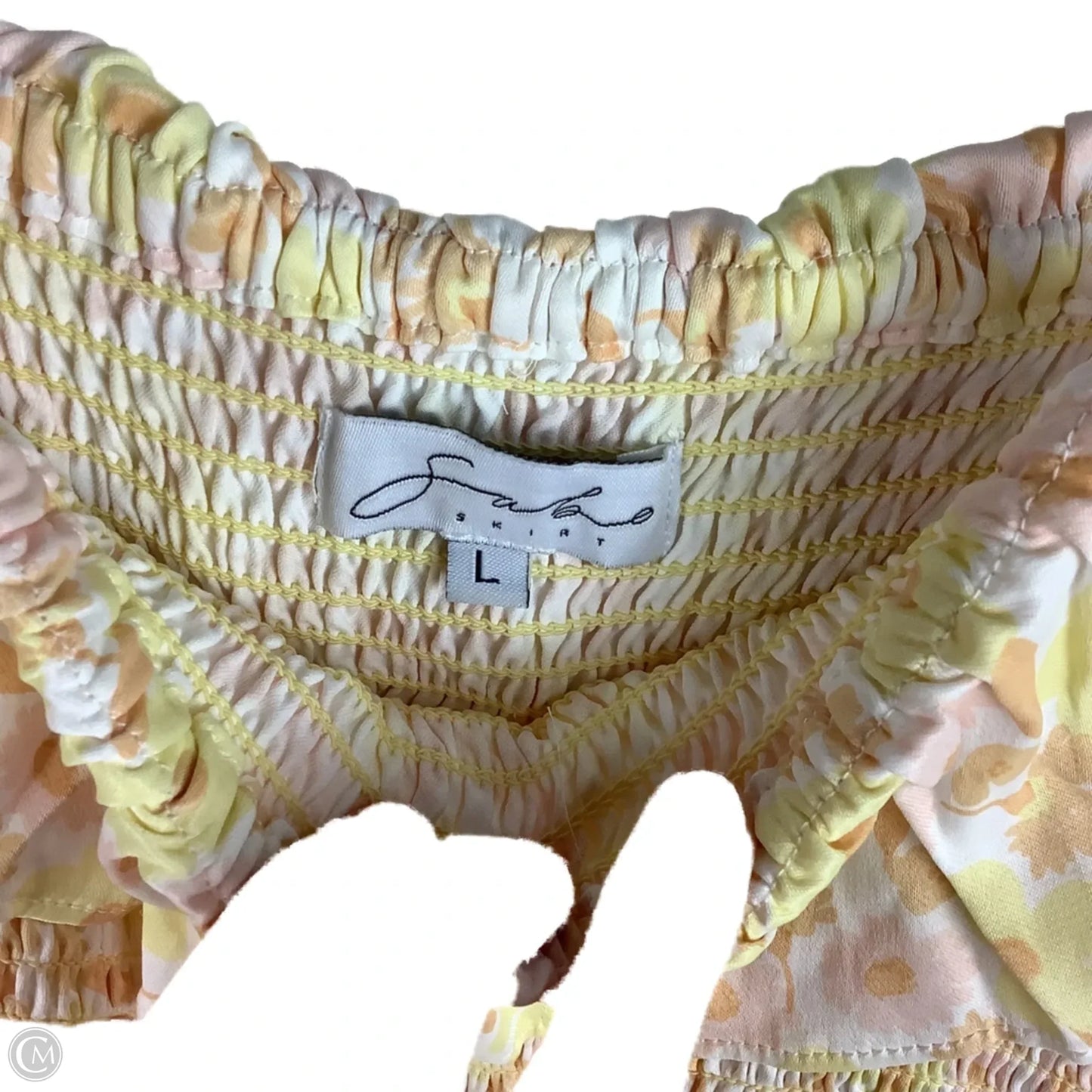 Dress Party Short By Cmc In Orange & Yellow, Size: L