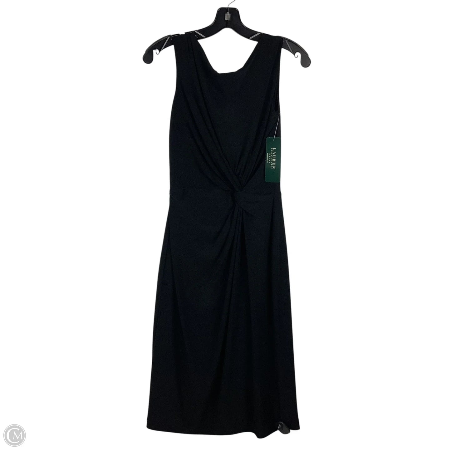 Dress Party Midi By Lauren By Ralph Lauren In Black, Size: 4