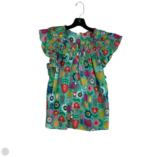 Top Sleeveless By J. Crew In Teal, Size: M