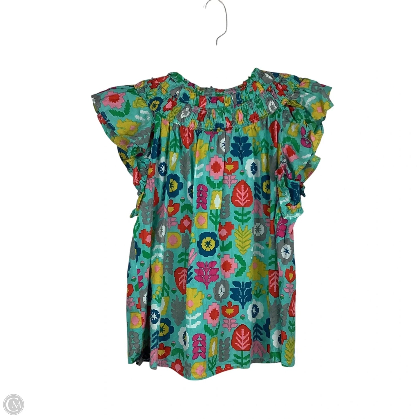 Top Sleeveless By J. Crew In Teal, Size: M