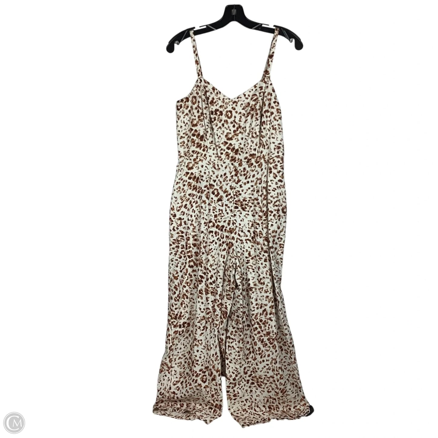Jumpsuit By Old Navy In Brown & Cream, Size: M