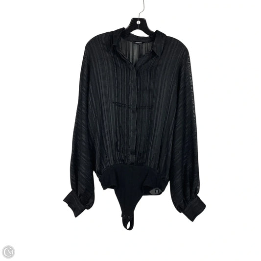 Bodysuit By Express In Black, Size: S