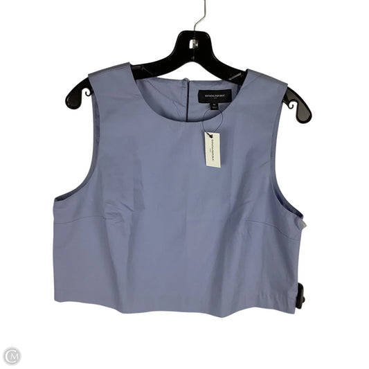 Top Sleeveless By Banana Republic In Blue, Size: M