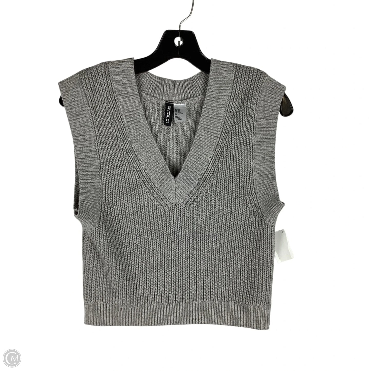 Sweater Short Sleeve By Divided In Grey, Size: Xs