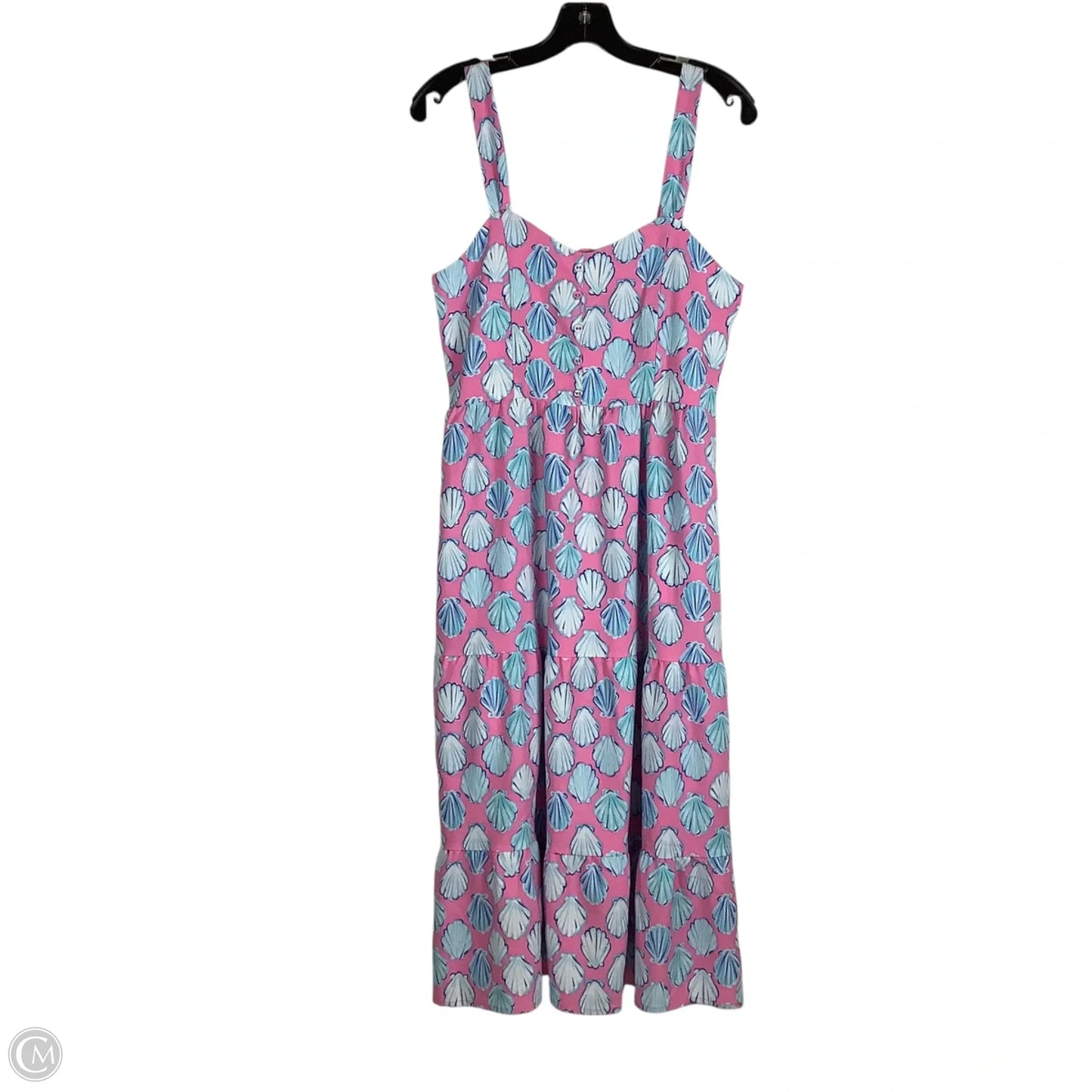 Dress Casual Maxi By Simply Southern In Blue & Pink, Size: S