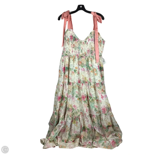 Dress Party Long By Impressions In Floral Print, Size: 1x