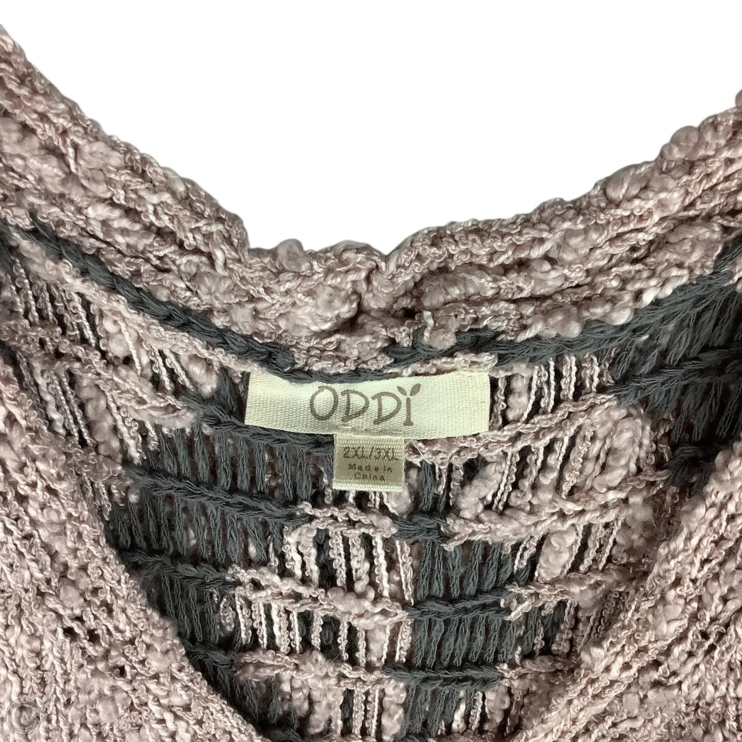 Sweater By Oddi In Pink, Size: 2x/3X