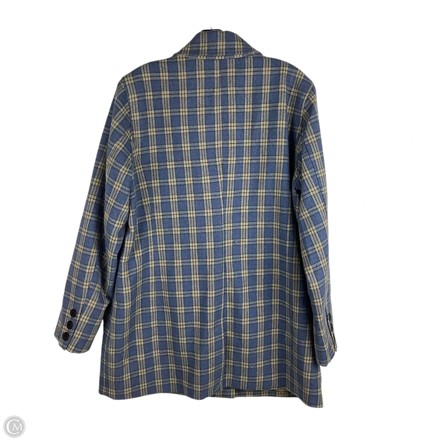 Coat Peacoat By Avec Les Filles In Plaid Pattern, Size: Xl