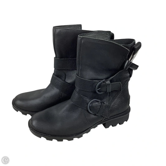Boots Ankle Heels By Sorel In Black, Size: 9