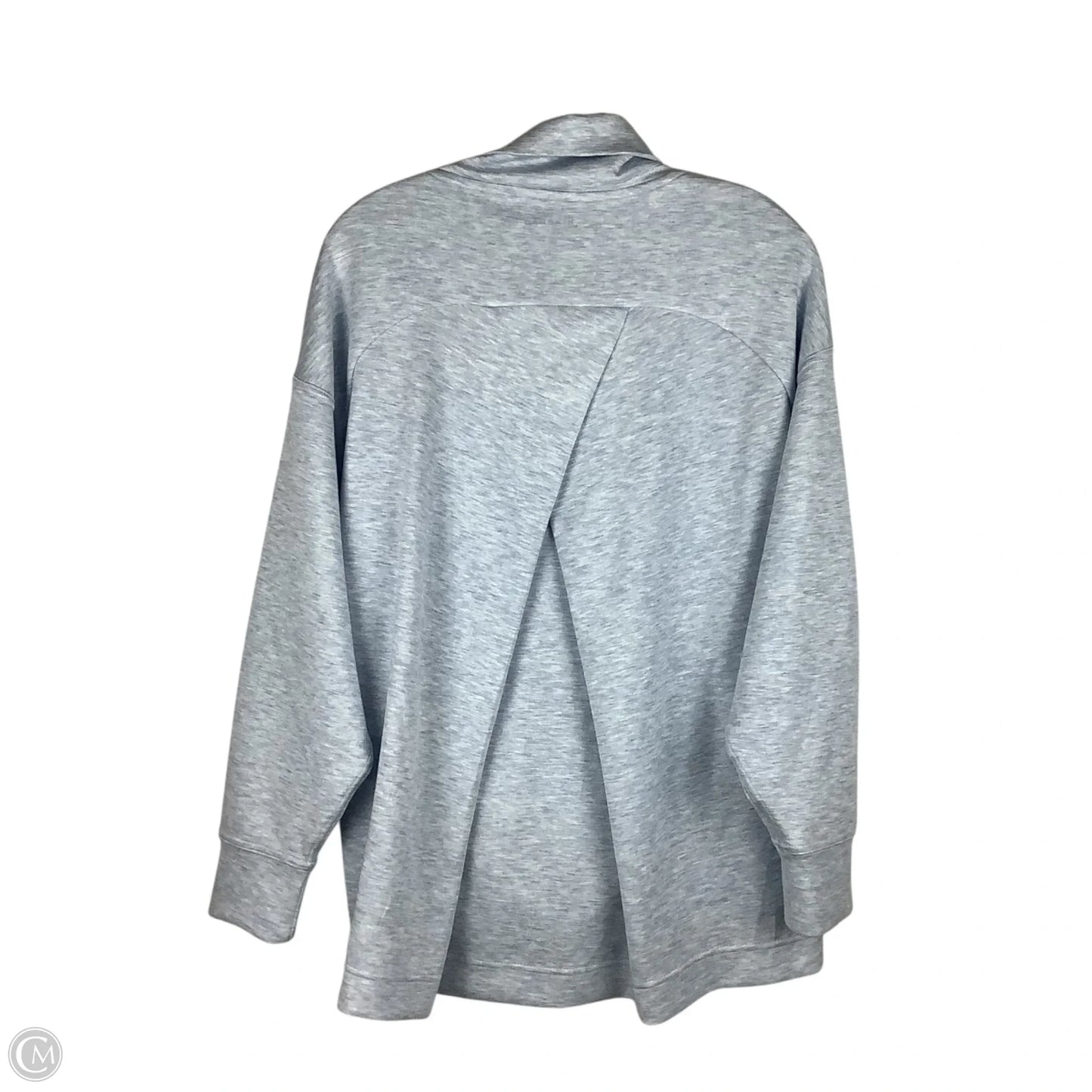 Athletic Sweatshirt Collar By Danskin In Blue, Size: L