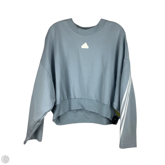 Athletic Sweatshirt Crewneck By Adidas In Blue, Size: Xl