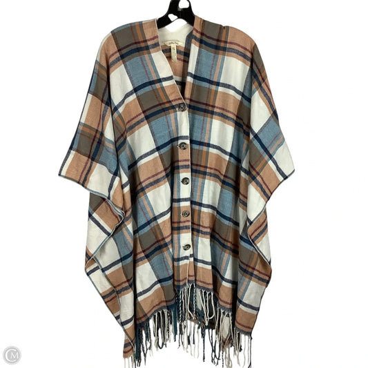 Shawl By Matilda Jane In Plaid Pattern, Size: Osfm